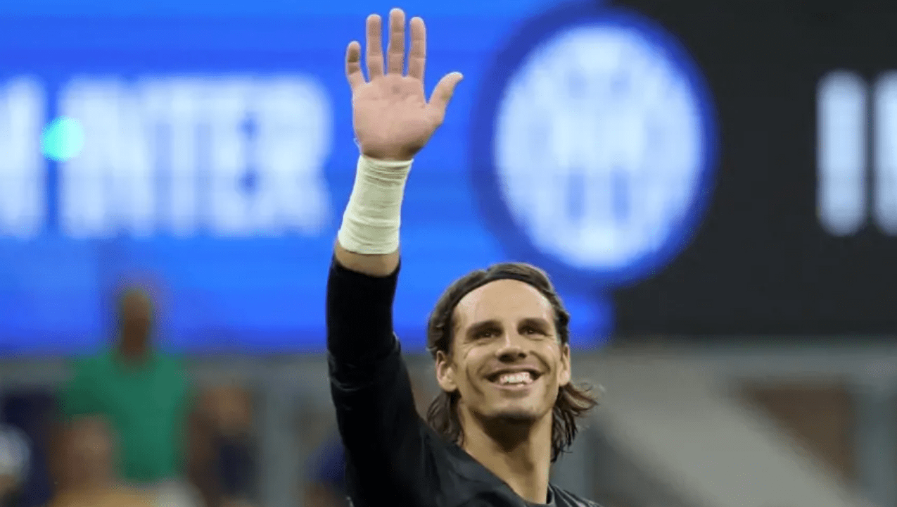 瑞士门将索默近期因手指受伤接受治疗