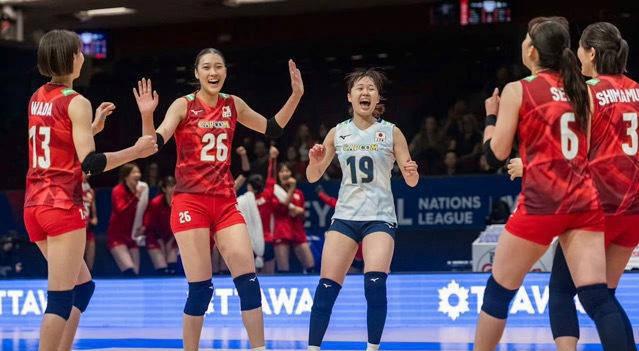 日本在比赛中展现出强大实力