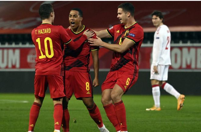 比利时主场轻松战胜圣马力诺,领先优势明显 比利时主场轻松战胜圣马力诺,领先优势明显