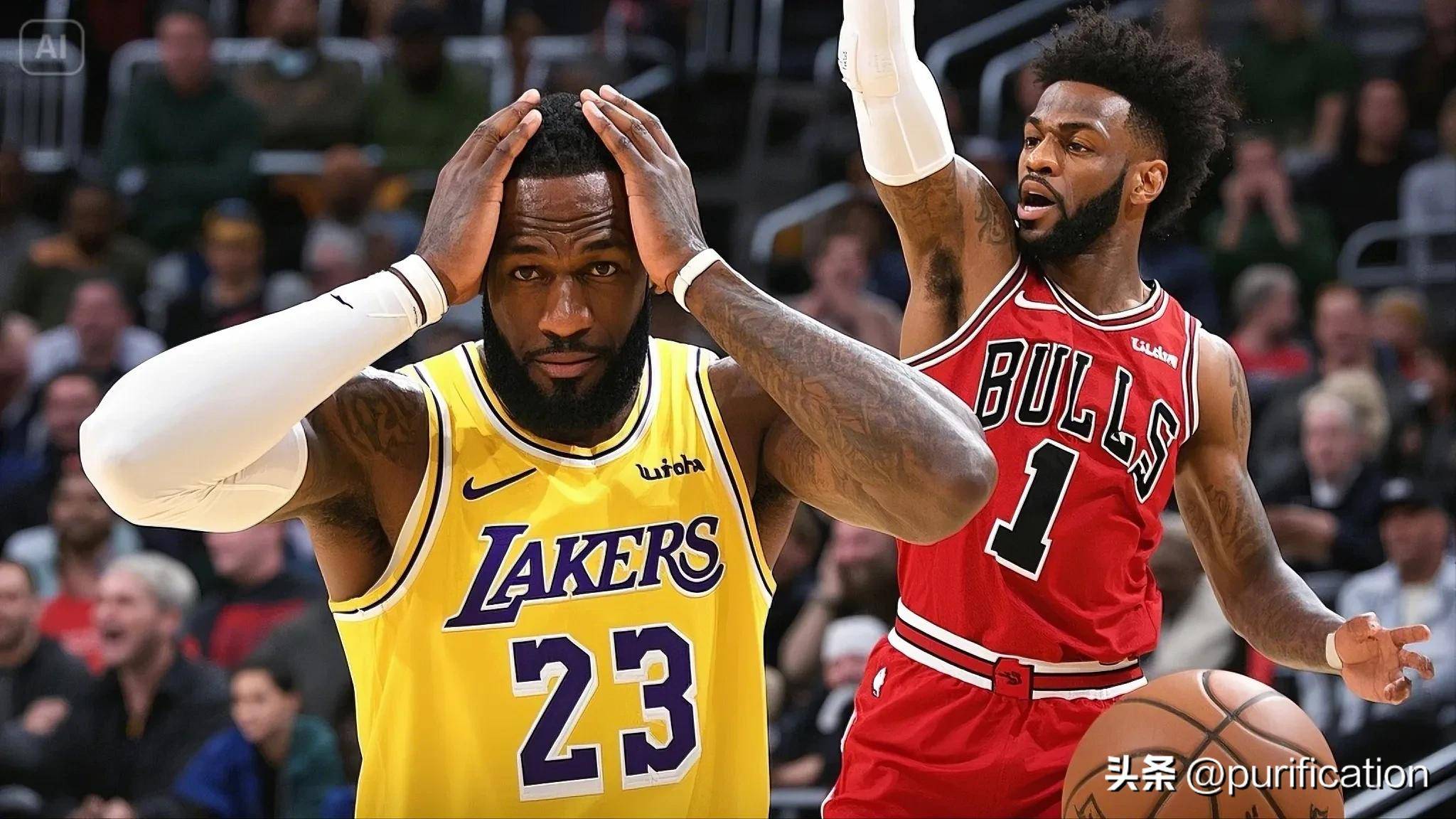 湖人大胜公牛，詹皇率队全面提升再胜一场的简单介绍